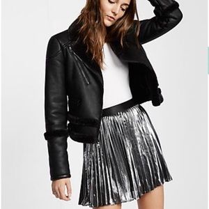 Express Metallic Skirt